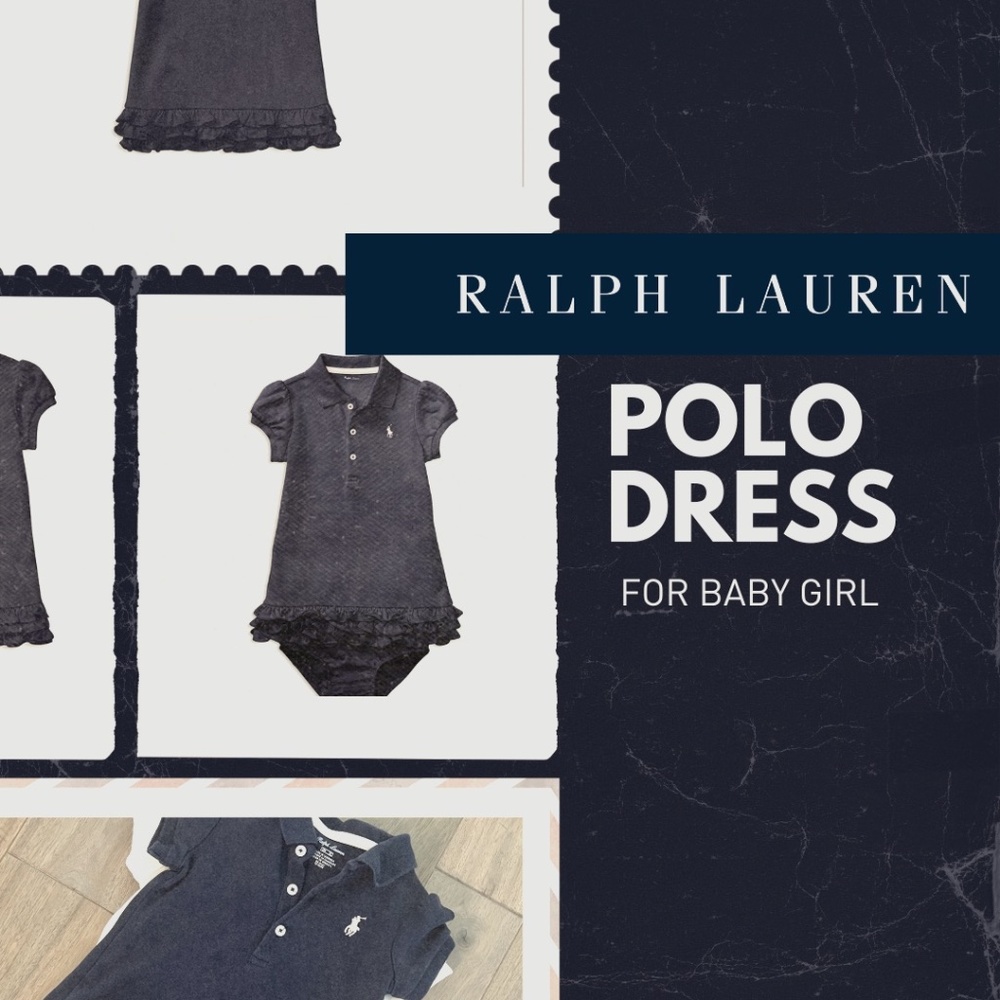 RALPH LAUREN Infant Girls' Cupcake Polo Dress
